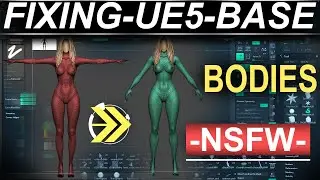 Raw Base-Body to Unreal5 Preparation Tutorial (NSFW)