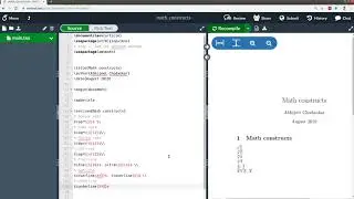 Introduction to LaTeX Tutorial: Math Constructs
