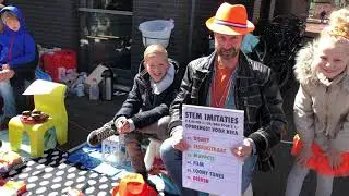 Koningsdag stemmen imiteren voor KIKA