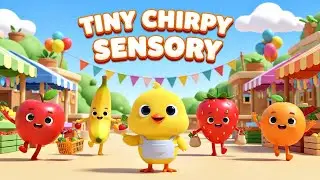 Baby Sensory - Colors, Music and Fun Animation | High Contrast Baby Sensory Video