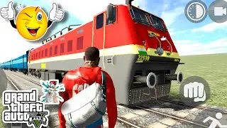 Indian Train Vs Vertical Sliding Track In Indian Bike Driving 3D Game 