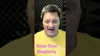 Keep Voice Over Simple #voiceover #voiceovertraining #voiceoverartist