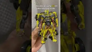 Custom painted transformers studio series ROTB Bumblebee #transformers #shorts #hasbro