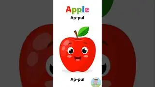 Learn 5 Fruits Names with Pronunciation 🍎🍌 | Kids Learning Video | Preschool English #kidsshorts