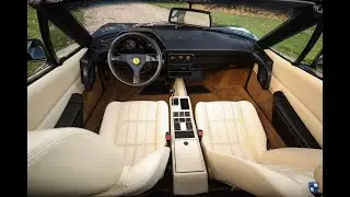 Driving the 1988 Blu Chiaro Ferrari 328 GTS - Just 31.000 km - Available at Oldenzaal Classics