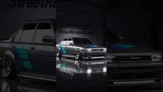 Toyota Corolla AE91 E90 Restomod | Street Render Garage | Classic JDM Sedan Reimagined