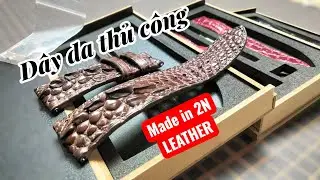 Review of watch leather straps. Some special crocodile leather strap designs.