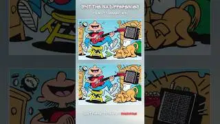 Spot the 6 Differences in the Cartoon! 👀 #quizpop #spothedifference #shorts