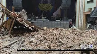 1 dead, 28 injured after roof collapses at Belvidere theater amid strong storms