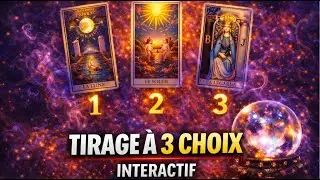 Tirage &agrave; 3 choix 🔮 Message important pour toi (interactif)