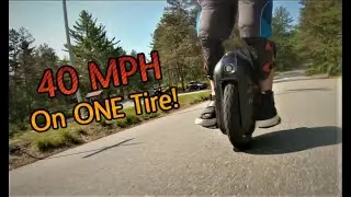 Worlds Longest 40 MPH Wheelie - Any% Speed Run on The Gotway EXN Electric Unicycle EUC New Top Speed