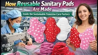 How Reusable Sanitary Pads Are Made | Inside the Sustainable Feminine Care Factory