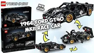 Гоночный автомобиль Ford GT40 MKII LEGO 1966 года (#42223) | Мечта сбывается!! Новинка 2026 года!!