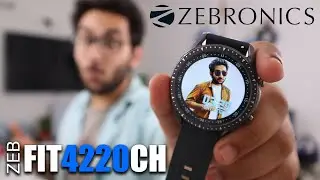 Zebronics ZEB FIT 4220 CH | Budget Bluetooth Calling Smartwatch📞