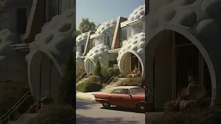 What if Buckminster Fuller designed a community of town homes? #architecture #design #render