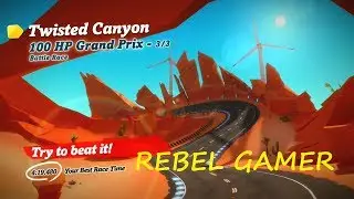 Joyride Turbo - #03 HP Grand Prix: Twisted Canyon (100HP) - XBOX 360 (HD)