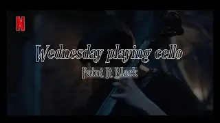  Wednesday Playing Cello 「Paint It Black」Piano covered by Joy Wu 