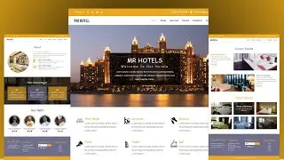 Hotel Website using HTML CSS and JavaScript-With free source Code 