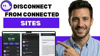 How to Disconnect Phantom Wallet from Connected Sites dApp (full guide)