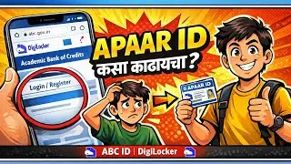 APAAR ID कसा काढायचा? | ABC ID Registration Full Process 2026 | DigiLocker Step by Step