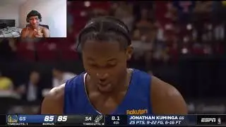 Wiseman Returns! Warriors Cheating!!! WARRIORS vs SPURS | NBA SUMMER LEAGUE | (REACTION!)