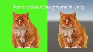 Removing green or single color background from Video in Unity