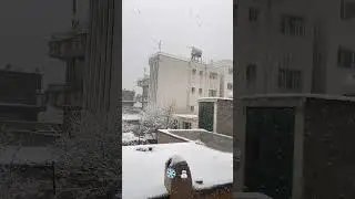 Snowfall in KABUL - 20 January 2025