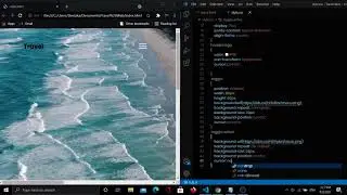 How to make a Travel Website Home Page | Speed coding