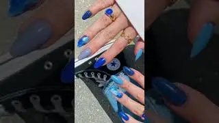 Nail art for your zodiac sign  Cancer ♋️  #lightslacquer #nailpolish #nails #nailart #nailinspo #tu