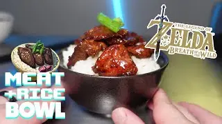 How To Make Zelda Breath of the Wild's Meat and Rice Bowl