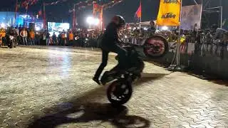Rok Bagoros and Tony Stunt performance at KTM Stunt Challenge