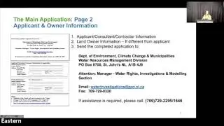 Permits to Alter a Body of Water