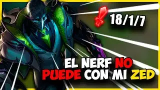 &iexcl;LA SINERGIA M&Aacute;S PODEROSA CON ZED! - COMO JUGAR ZED tras el NERF - (HIGH ELO)
