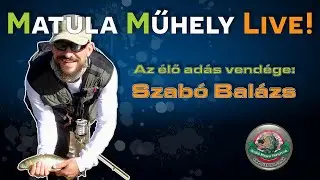 Matula Műhely Live! - Szabó Balázzsal | Kispatakos domolykó legyezés és polibogarak