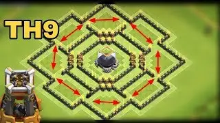 Best TH9 Dark Save Base 2018