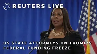 LIVE: State attorneys discuss Donald Trump’s federal funding freeze