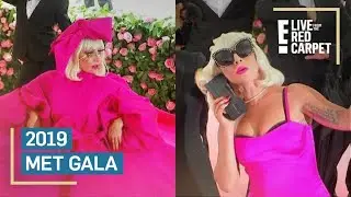 Lady Gaga's Epic Entrance at 2019 Met Gala Red Carpet | E! Red Carpet & Award Shows