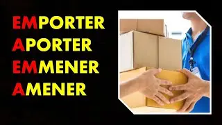 LEVAR e TRAZER | Como dizer isso em francês? (amener, emmener, apporter, emporter)