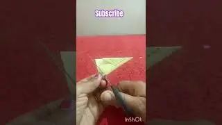 stencil art paper flower craft short video