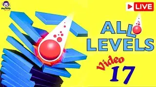 🔴 LIVE | Stack Ball Gameplay 🎮 | Part 17 | Satisfying & Relaxing | Try Not To Blink 😱 | #game
