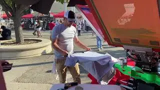 My LIVE SCREEN PRINTING setup - Short