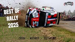 THE BEST OF RALLY 2025 | CRASHS - MISTAKES - FLAT OUT