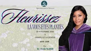 Fleurissez là où vous êtes plantés