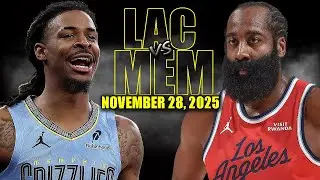 Los Angeles Clippers vs Memphis Grizzlies Full Game Highlights - November 28, 2025 | NBA Season
