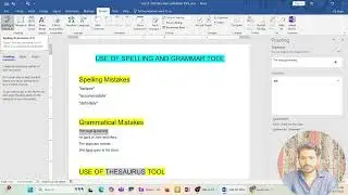 MS Word Spelling & Grammar Check | Complete Tutorial for Beginners | Step-by-Step Guide
