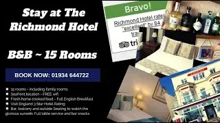 Weston super Mare B&B Seafront Hotel High Tide Waves  The Richmond Hotel Storm Ceira 2020