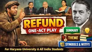 Refund by Fritz Karinthy Explained in hindi with summary, Themes, notes in one video #viralvideo 