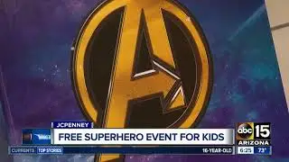 Free superhero event at JCPenney on Saturday