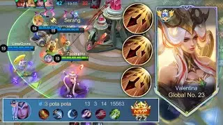 VALENTINA ATTACK SPEED COPY MM AUTO MENGGILA DI GOLDLANE!! KALIAN HARUS COBA SIH!! - MOBILE LEGENDS
