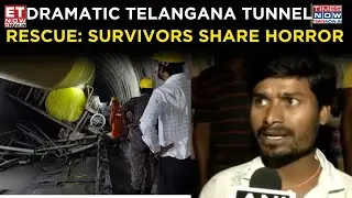 Inside Telangana Tunnel Collapse Rescue: Dramatic Rescue Unfolds, Survivors Share Harrowing Stories